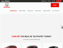 Tablet Screenshot of hondaphuocthanh.com